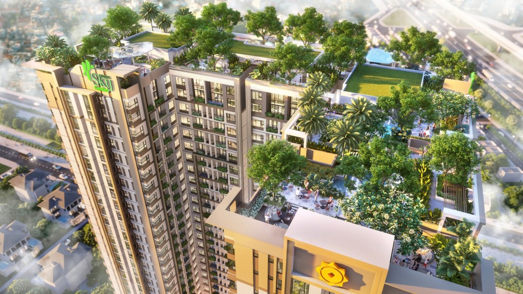 Phú Đông Sky Garden là khu căn hộ đầu tiên tại TP. Dĩ An sở hữu “Khu vườn trên không” 