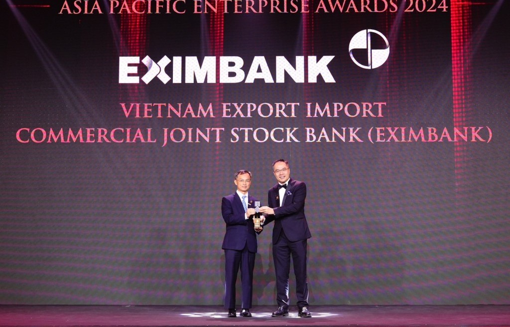 Eximbank nhận giải thưởng Doanh nghiệp xuất sắc Châu Á 2024