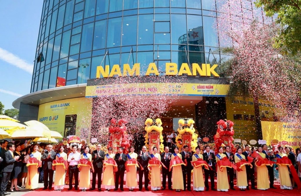 Lễ cắt băng khánh thành Nam A Bank Bắc Hà Nội