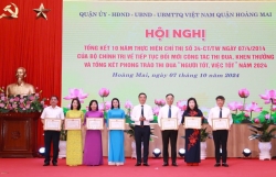 Lan tỏa phong trào người tốt, việc tốt tại Hoàng Mai