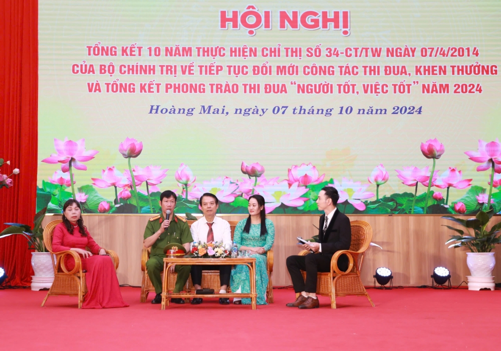 Lan toả phong trào người tốt, việc tốt quận Hoàng Mai