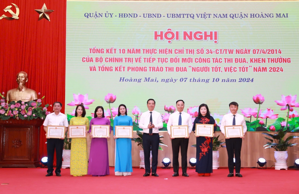 Lan toả phong trào người tốt, việc tốt quận Hoàng Mai