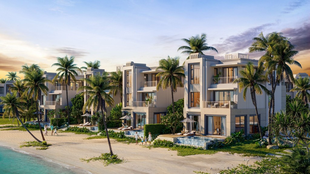 Ảnh: Biệt thự biển Lagoon Residences nằm trên quỹ đất đất ở trực vịnh, sổ đỏ vĩnh viễn.