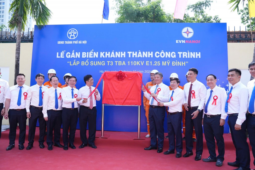 Khánh thành 2 công trình điện lực trọng điểm của Thủ đô