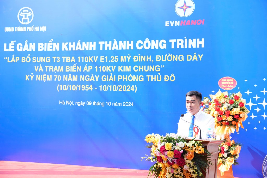 ông Phạm Văn Thắng - Giám đốc Ban quản lý dự án lưới điện Hà Nội