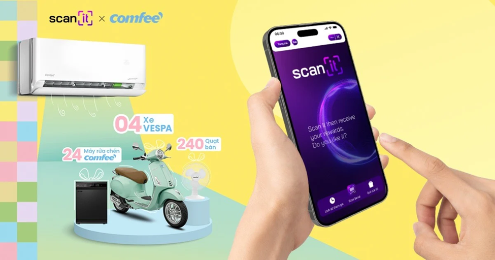 Cùng với Scan It, chiến dịch hè của Comfee diễn ra trên toàn quốc thu hút nhiều khách hàng tham gia và trúng quà có giá trị