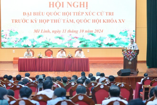 Toàn cảnh buổi tiếp xúc cử tri