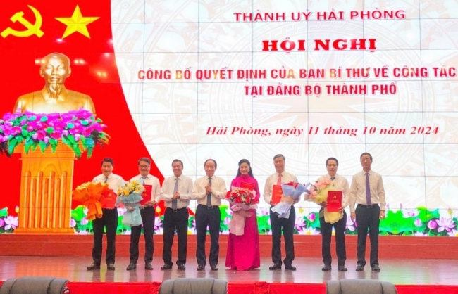 Trung ương Đảng chỉ định cán bộ tham gia Ban Chấp hành Đảng bộ Hải Phòng