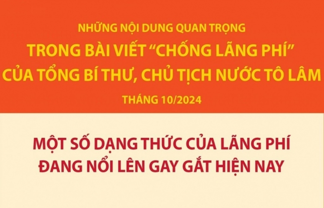 Một số dạng thức của lãng phí đang nổi lên gay gắt hiện nay