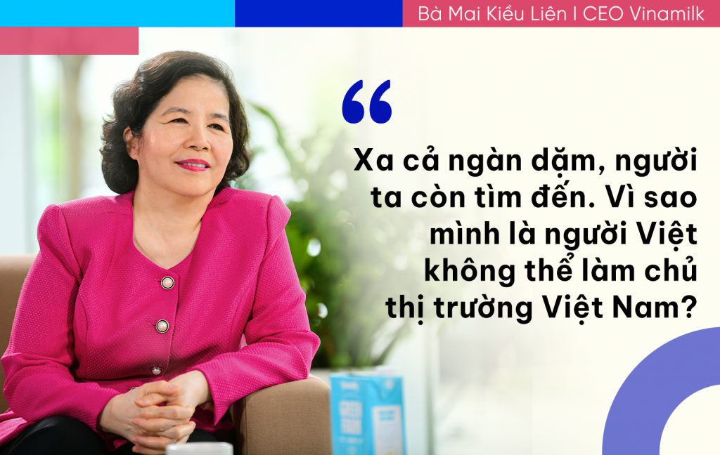 Những câu nói của bà Mai Kiều Liên làm nên chất Vinamilk