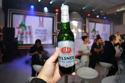 Bia 333 Pilsner - vị dịu êm, nồng độ cồn nhẹ nhàng, thư giãn