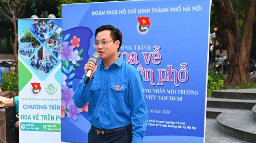 Phó Bí thư Thành đoàn Hà Nội Trần Quang Hưng