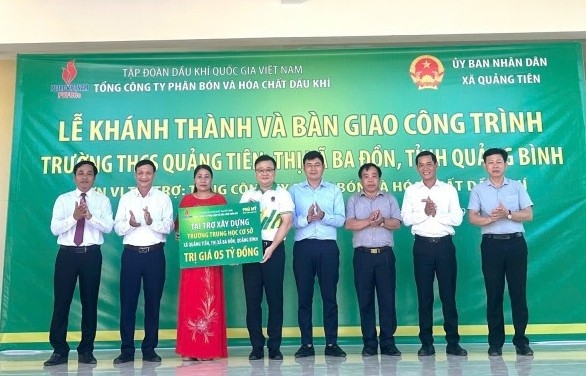 PVFCCo đồng hành cùng sự phát triển giáo dục