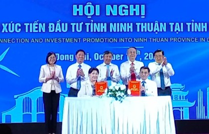 Cơ hội "vàng" cho doanh nghiệp đầu tư vào tỉnh Ninh Thuận