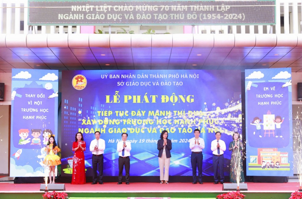 Hà Nội phát động thi đua xây dựng Trường học hạnh phúc