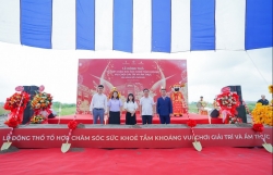 Động thổ Tổ hợp chăm sóc sức khoẻ tắm khoáng, vui chơi giải trí và ẩm thực lớn nhất miền Bắc