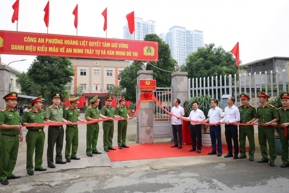 Quận Hoàng Mai có 2 đơn vị Công an phường kiểu mẫu về ANTT và văn minh đô thị