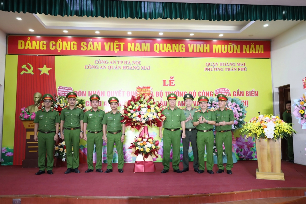 Quận Hoàng Mai có 2 đơn vị Công an phường kiểu mẫu về ANTT và văn minh đô thị