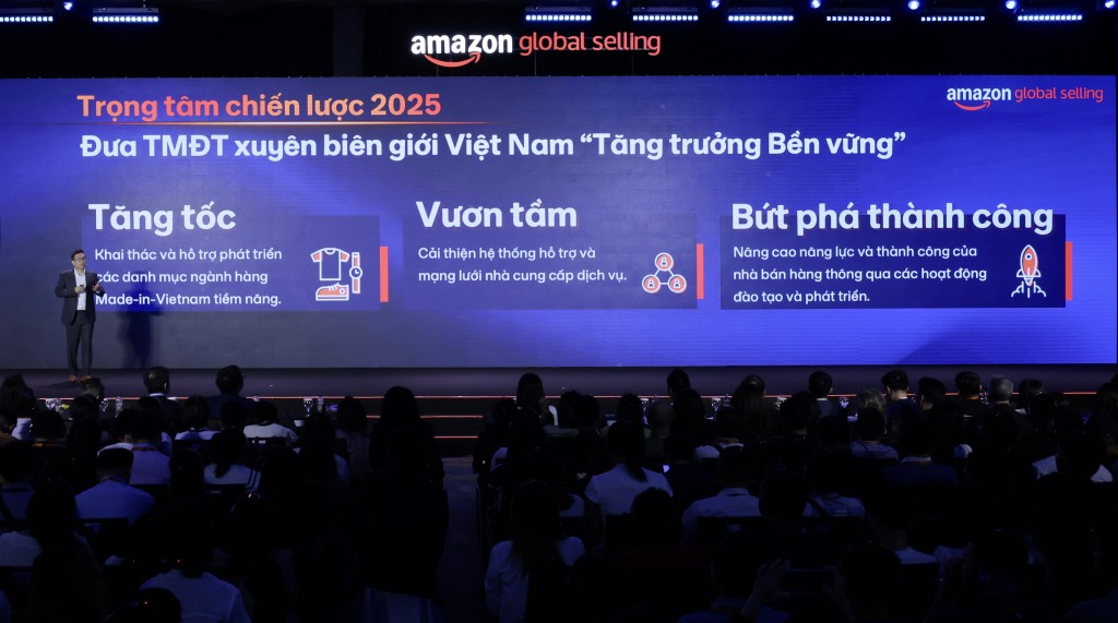 Amazon Global Selling Việt Nam công bố trọng tâm chiến lược 2025 với định hướng “Tăng tốc. Vươn tầm. Bứt phá thành công.”