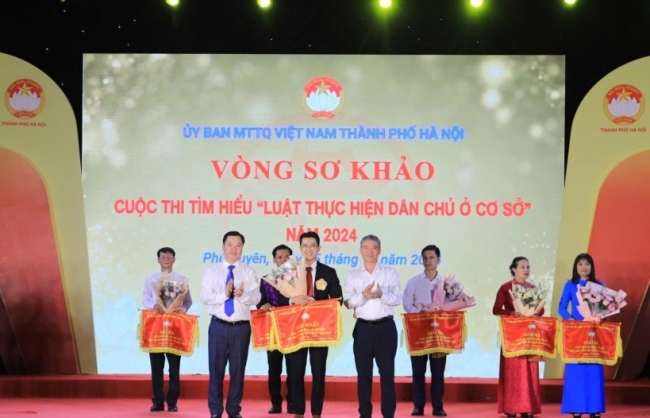 Sơ khảo cuộc thi tìm hiểu Luật Thực hiện dân chủ ở cơ sở