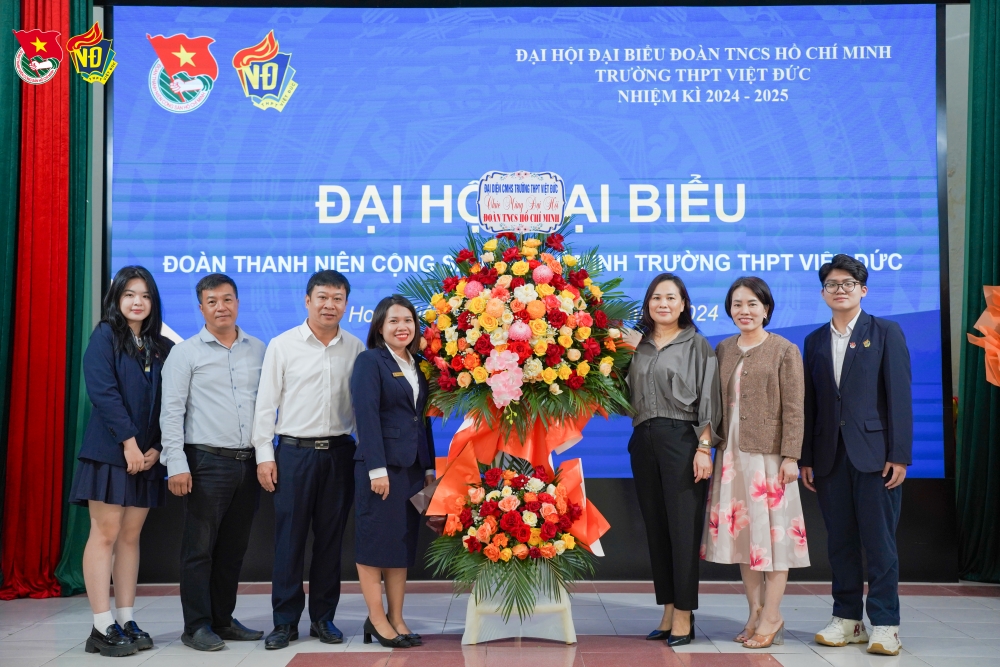 Đại hội đại biểu Đoàn TNCS Hồ Chí Minh Trường THPT Việt Đức nhiệm kỳ 2024 – 2025