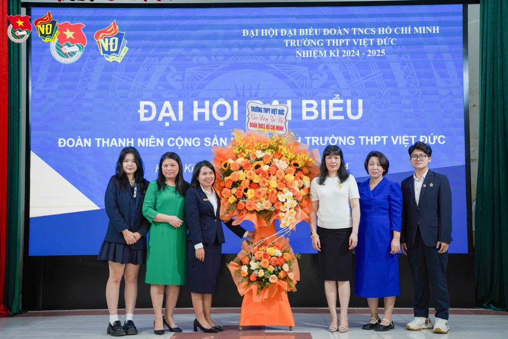 Đại hội đại biểu Đoàn TNCS Hồ Chí Minh Trường THPT Việt Đức nhiệm kỳ 2024 – 2025