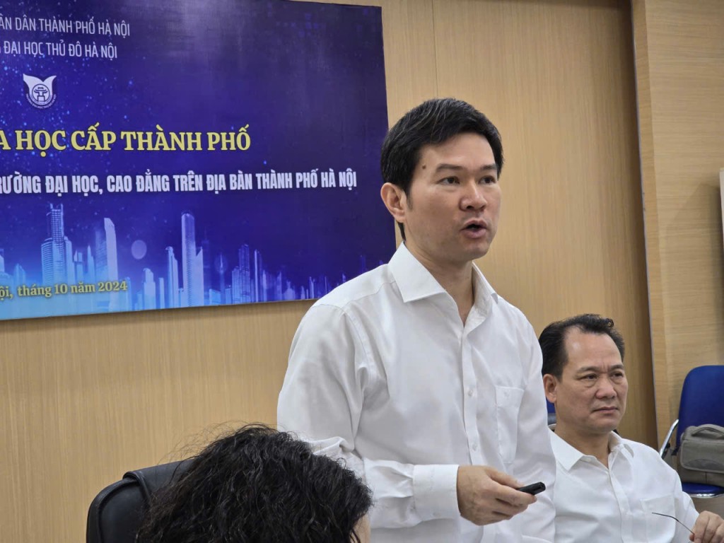 PGS.TS Nguyễn Anh Tuấn cho rằng, các trường đại học, cao đẳng cần chủ động nắm bắt, tận dụng các cơ chế đặc thù và vượt trội của Luật Thủ đô để tạo ra những bước phát triển đột phá mới