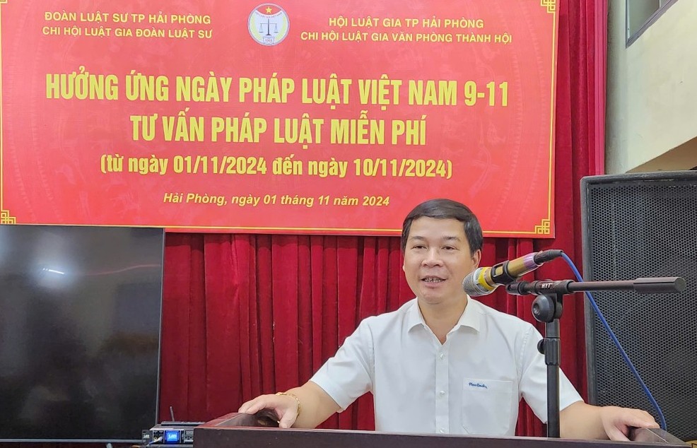 Hải Phòng: Khai mạc 10 ngày tư vấn pháp luật miễn phí cho người dân