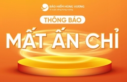 Tổng Công ty Cổ phần Bảo hiểm Hùng Vương thông báo mất ấn chỉ