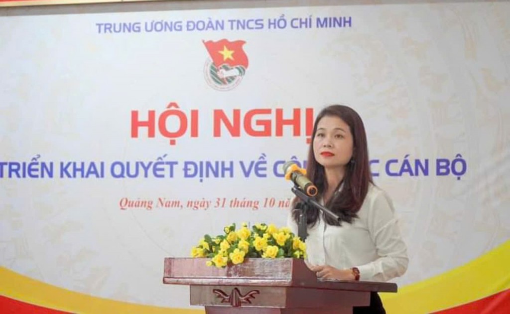 Bí thư Tỉnh đoàn Phạm Thị Thanh 