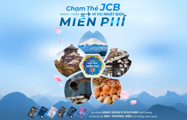 “Chạm thẻ JCB, vi vu Nhật Bản miễn phí” cùng VietinBank