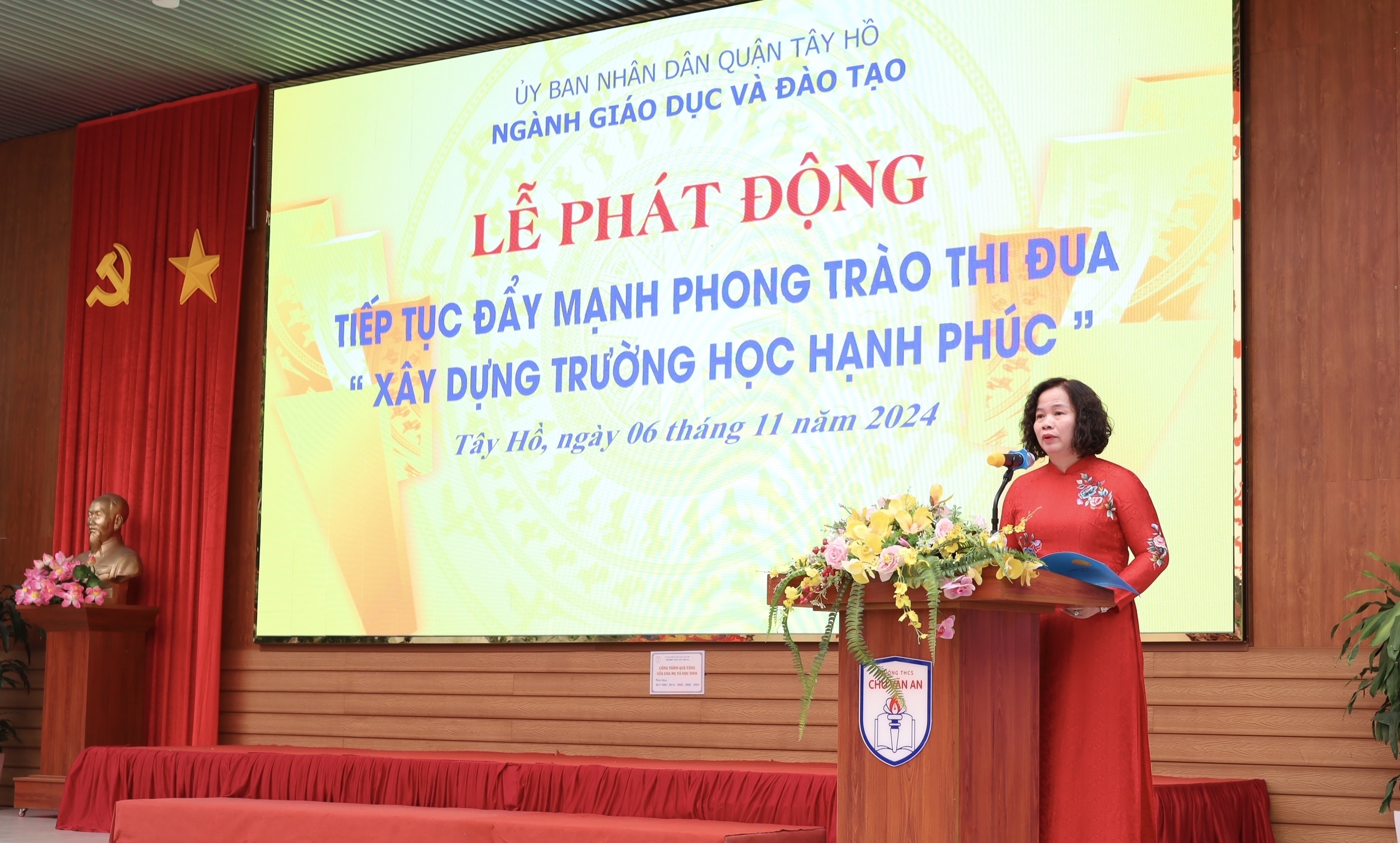 Quận Tây Hồ tiếp tục thi đua xây dựng &quot;Trường học hạnh phúc&quot;