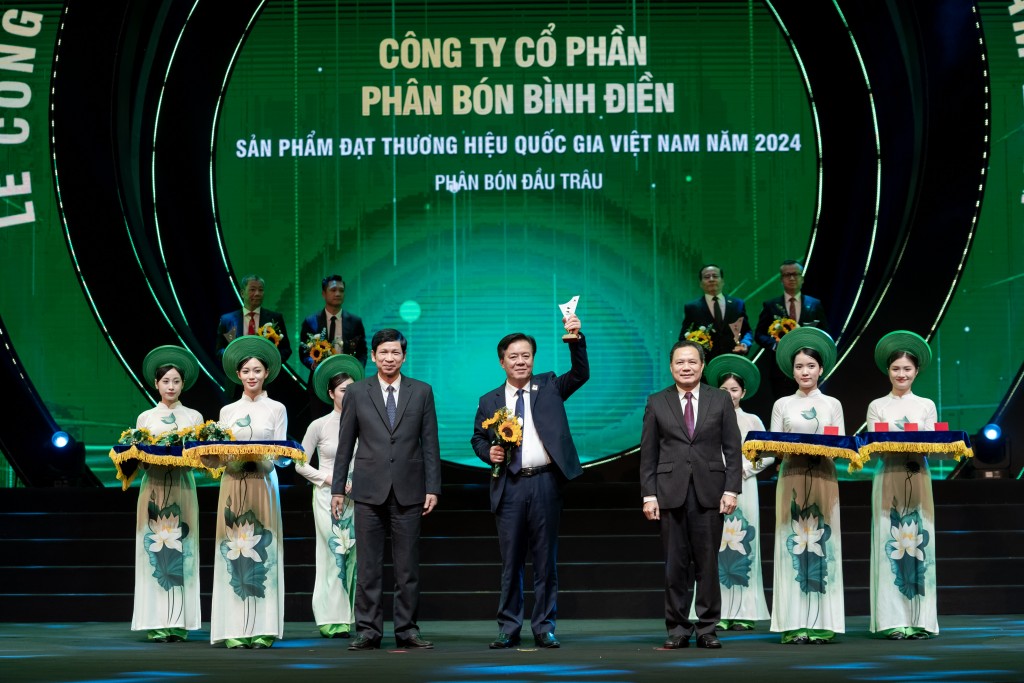 Phân bón Bình Điền tiếp tục đạt Thương hiệu quốc gia năm 2024