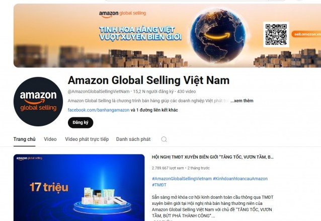 Cảnh giác với thủ đoạn lừa đảo mạo danh Amazon Global Selling Việt Nam