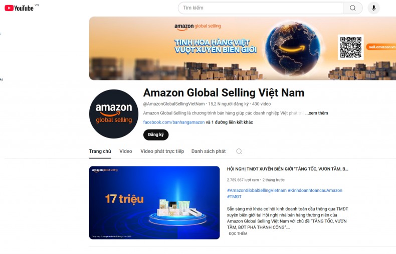 Cảnh giác với thủ đoạn lừa đảo mạo danh Amazon Global Selling Việt Nam