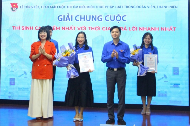 Hơn 217 nghìn lượt bạn trẻ thi tìm hiểu kiến thức pháp luật