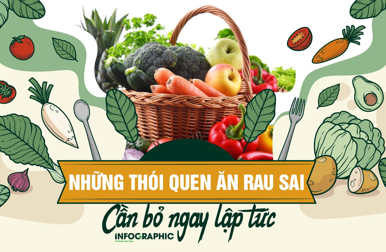 Những thói quen ăn rau sai cần bỏ ngay lập tức