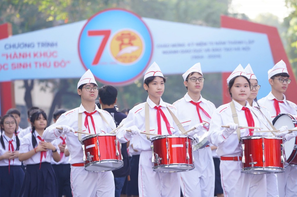 Tưng bừng Ngày hội lớn “Hành khúc học sinh Thủ đô”