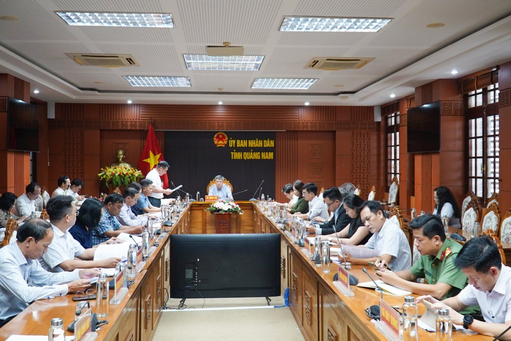 Quang cảnh tại buổi làm việc (Ảnh: quangnam.gov.vn) .