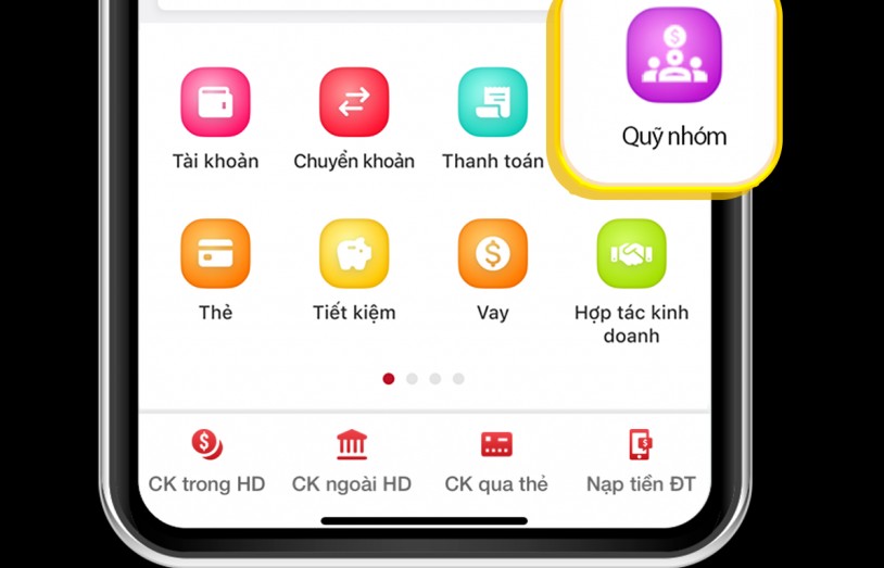 Góp quỹ dễ dàng, sao kê rõ ràng qua tính năng Quỹ nhóm của HDBank