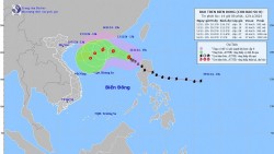 Bão số 8 di chuyển theo hướng Tây Bắc, suy yếu dần