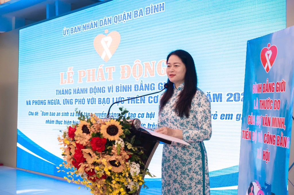 Quận Ba Đình: Phát động Tháng hành động vì bình đẳng giới năm 2024