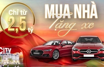 Mua nhà tặng xe - chỉ có tại Danko City