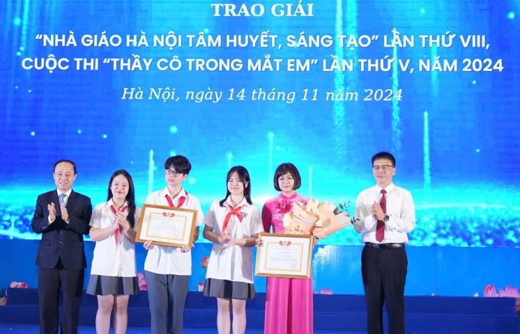 Học sinh THCS Kim Giang giành giải Đặc biệt “Thầy cô trong mắt em"