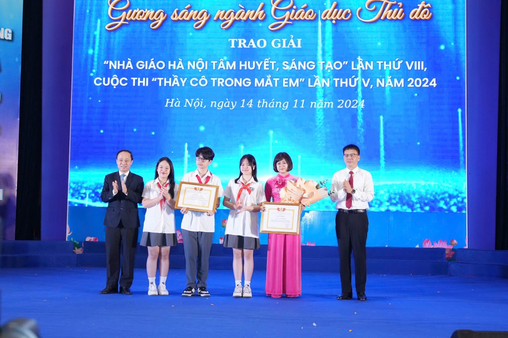 Học sinh THCS Kim Giang giành giải Đặc biệt “Thầy cô trong mắt em