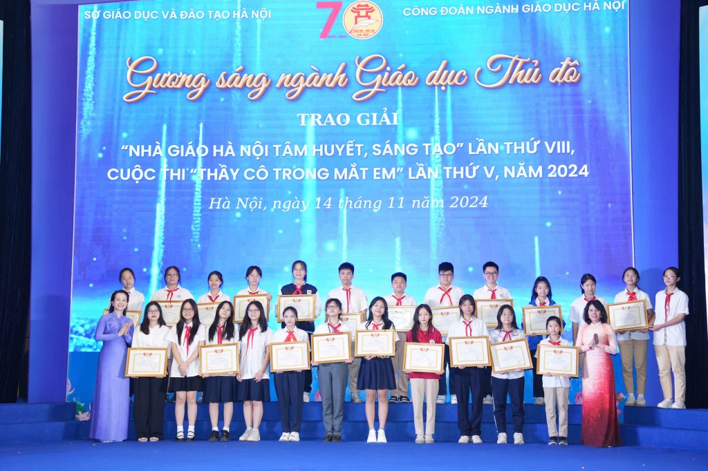 Học sinh THCS Kim Giang giành giải Đặc biệt “Thầy cô trong mắt em