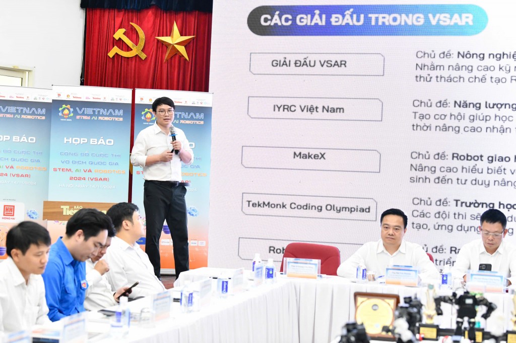 Cuộc thi Vô địch Quốc gia STEM, AI và Robotics 2024 có 5 giải đấu chính