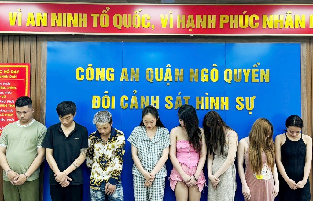 Hải Phòng: 12 đối tượng liên quan đến mại dâm, ma tuý