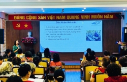 Tập huấn kiến thức về lão khoa cho cán bộ dân số