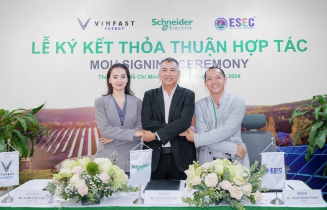 VinFast Energy hợp tác 3 bên thúc đẩy giải pháp lưu trữ năng lượng